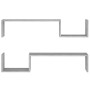 Wall shelves 2 pcs gray Sonoma wood 100x15x20 cm by vidaXL, Shelves and shelves - Ref: Foro24-815934, Price: 24,27 €, Discoun...