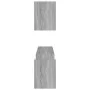 Wandregale 2 Stück graues Sonoma-Holz 100x15x20 cm von vidaXL, Regale und Regale - Ref: Foro24-815934, Preis: 23,96 €, Rabatt: %