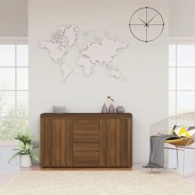 Anrichte aus Sperrholz Eiche braun 120x36x69 cm von vidaXL, Sideboards - Ref: Foro24-815494, Preis: 143,59 €, Rabatt: %