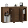 Brown oak plywood sideboard 120x36x69 cm by vidaXL, Sideboards - Ref: Foro24-815494, Price: 148,65 €, Discount: %