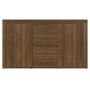 Brown oak plywood sideboard 120x36x69 cm by vidaXL, Sideboards - Ref: Foro24-815494, Price: 148,65 €, Discount: %