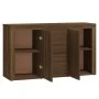 Aparador de madera contrachapada marrón roble 120x36x69 cm de vidaXL, Aparadores - Ref: Foro24-815494, Precio: 143,02 €, Desc...