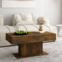 Couchtisch aus geräuchertem Eichensperrholz, 96 x 50 x 45 cm von vidaXL, Couchtisch - Ref: Foro24-815834, Preis: 69,71 €, Rab...
