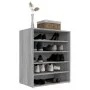 Graues Sperrholz-Schuhgestell Sonoma 60x35x70 cm von vidaXL, Schuhregale und Schuhorganisatoren - Ref: Foro24-816015, Preis: ...