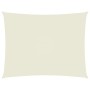 Toldo de vela rectangular tela Oxford color crema 2,5x4 m