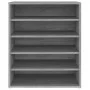 Graues Sperrholz-Schuhgestell Sonoma 60x35x70 cm von vidaXL, Schuhregale und Schuhorganisatoren - Ref: Foro24-816015, Preis: ...