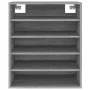Graues Sperrholz-Schuhgestell Sonoma 60x35x70 cm von vidaXL, Schuhregale und Schuhorganisatoren - Ref: Foro24-816015, Preis: ...