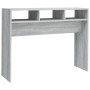 Sonoma gray plywood console table 105x30x80 cm by vidaXL, Side tables - Ref: Foro24-815940, Price: 48,87 €, Discount: %