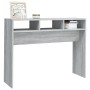 Sonoma gray plywood console table 105x30x80 cm by vidaXL, Side tables - Ref: Foro24-815940, Price: 48,87 €, Discount: %