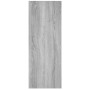 Sonoma gray plywood console table 105x30x80 cm by vidaXL, Side tables - Ref: Foro24-815940, Price: 48,87 €, Discount: %