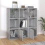 Sonomagraues Regal 98x30x98 cm von vidaXL, Bücherregale und Regale - Ref: Foro24-815448, Preis: 92,92 €, Rabatt: %