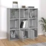 Sonomagraues Regal 98x30x98 cm von vidaXL, Bücherregale und Regale - Ref: Foro24-815448, Preis: 94,79 €, Rabatt: %