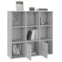 Sonomagraues Regal 98x30x98 cm von vidaXL, Bücherregale und Regale - Ref: Foro24-815448, Preis: 94,79 €, Rabatt: %