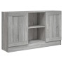 Sonoma graues Sperrholz-Sideboard 120x30,5x70 cm von vidaXL, Sideboards - Ref: Foro24-815625, Preis: 98,89 €, Rabatt: %