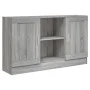 Sonoma graues Sperrholz-Sideboard 120x30,5x70 cm von vidaXL, Sideboards - Ref: Foro24-815625, Preis: 99,73 €, Rabatt: %