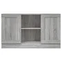 Sonoma graues Sperrholz-Sideboard 120x30,5x70 cm von vidaXL, Sideboards - Ref: Foro24-815625, Preis: 99,73 €, Rabatt: %