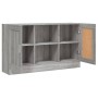 Sonoma graues Sperrholz-Sideboard 120x30,5x70 cm von vidaXL, Sideboards - Ref: Foro24-815625, Preis: 98,89 €, Rabatt: %
