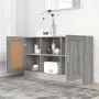Sonoma graues Sperrholz-Sideboard 120x30,5x70 cm von vidaXL, Sideboards - Ref: Foro24-815625, Preis: 99,73 €, Rabatt: %