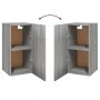 Sonoma grauer TV-Schrank aus Holzwerkstoff, 30,5 x 30 x 60 cm von vidaXL, TV-Möbel - Ref: Foro24-815743, Preis: 32,79 €, Raba...