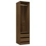 Kleiderschrank aus braunem Eichenholz mit Schubladen 50x50x200 cm von vidaXL, Kleiderschränke - Ref: Foro24-815350, Preis: 16...
