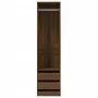 Kleiderschrank aus braunem Eichenholz mit Schubladen 50x50x200 cm von vidaXL, Kleiderschränke - Ref: Foro24-815350, Preis: 16...