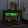 TV-Schrank mit LED-Leuchten, Farbe Eiche geräuchert, 60 x 35 x 40 cm von vidaXL, TV-Möbel - Ref: Foro24-815678, Preis: 47,98 ...