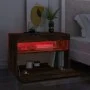 TV cabinet with LED lights smoked oak color 60x35x40 cm by vidaXL, TV Furniture - Ref: Foro24-815678, Price: 46,59 €, Discoun...