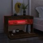 TV-Schrank mit LED-Leuchten, Farbe Eiche geräuchert, 60 x 35 x 40 cm von vidaXL, TV-Möbel - Ref: Foro24-815678, Preis: 47,98 ...