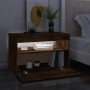 TV-Schrank mit LED-Leuchten, Farbe Eiche geräuchert, 60 x 35 x 40 cm von vidaXL, TV-Möbel - Ref: Foro24-815678, Preis: 47,98 ...