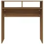 Mesa consola madera contrachapada roble marrón 78x30x80 cm de vidaXL, Mesas auxiliares - Ref: Foro24-815938, Precio: 35,84 €,...