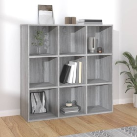 Estantería gris Sonoma 98x29x97,5 cm de vidaXL, Librerías y estanterías - Ref: Foro24-815451, Precio: 80,68 €, Descuento: %