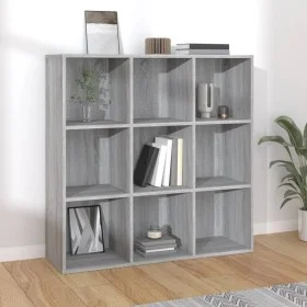 Sonoma gray shelving 98x29x97.5 cm by vidaXL, Bookcases and shelves - Ref: Foro24-815451, Price: 78,93 €, Discount: %