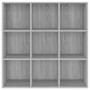 Regal in Sonoma-Grau, 98 x 29 x 97,5 cm von vidaXL, Bücherregale und Regale - Ref: Foro24-815451, Preis: 80,68 €, Rabatt: %
