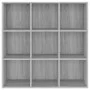 Sonoma gray shelving 98x29x97.5 cm by vidaXL, Bookcases and shelves - Ref: Foro24-815451, Price: 78,89 €, Discount: %