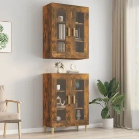 Wandschrank aus geräucherter Eiche, 69,5 x 34 x 90 cm von vidaXL, Sideboards - Ref: Foro24-817387, Preis: 84,52 €, Rabatt: %