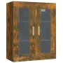 Wandschrank aus geräucherter Eiche, 69,5 x 34 x 90 cm von vidaXL, Sideboards - Ref: Foro24-817387, Preis: 87,01 €, Rabatt: %