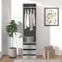 Sonoma grauer Sperrholzschrank mit Schubladen 50x50x200 cm von vidaXL, Kleiderschränke - Ref: Foro24-815349, Preis: 163,74 €,...