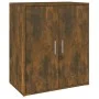 Schuhschrank aus geräucherter Eichen-Sperrholz 60x35x70 cm. von vidaXL, Schuhregale und Schuhorganisatoren - Ref: Foro24-8160...