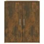 Schuhschrank aus geräucherter Eichen-Sperrholz 60x35x70 cm. von vidaXL, Schuhregale und Schuhorganisatoren - Ref: Foro24-8160...