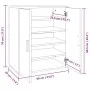 Schuhschrank aus geräucherter Eichen-Sperrholz 60x35x70 cm. von vidaXL, Schuhregale und Schuhorganisatoren - Ref: Foro24-8160...