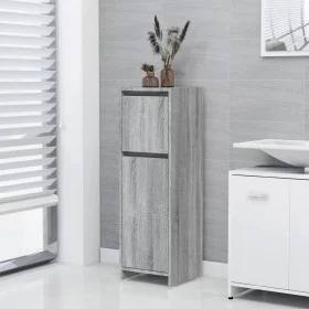 Sonoma grau Sperrholz Badezimmerschrank 30x30x95 cm von vidaXL, Badezimmermöbel - Ref: Foro24-815553, Preis: 53,05 €, Rabatt: %