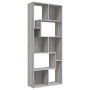 Sonoma-graues Sperrholzregal 67x24x161 cm von vidaXL, Bücherregale und Regale - Ref: Foro24-815502, Preis: 74,46 €, Rabatt: %