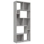 Sonoma-graues Sperrholzregal 67x24x161 cm von vidaXL, Bücherregale und Regale - Ref: Foro24-815502, Preis: 74,56 €, Rabatt: %