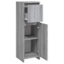 Sonoma grau Sperrholz Badezimmerschrank 30x30x95 cm von vidaXL, Badezimmermöbel - Ref: Foro24-815553, Preis: 50,40 €, Rabatt: %