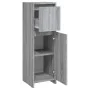 Sonoma grau Sperrholz Badezimmerschrank 30x30x95 cm von vidaXL, Badezimmermöbel - Ref: Foro24-815553, Preis: 52,95 €, Rabatt: %