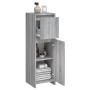Sonoma grau Sperrholz Badezimmerschrank 30x30x95 cm von vidaXL, Badezimmermöbel - Ref: Foro24-815553, Preis: 50,40 €, Rabatt: %