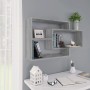 Sonoma-graues Wandregal aus Holzwerkstoff, 104 x 20 x 58,5 cm von vidaXL, Regale und Regale - Ref: Foro24-815289, Preis: 41,0...