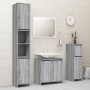 Sonoma grau Sperrholz Badezimmerschrank 30x30x95 cm von vidaXL, Badezimmermöbel - Ref: Foro24-815553, Preis: 50,40 €, Rabatt: %