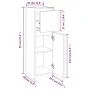 Gray Sonoma plywood bathroom cabinet 30x30x95 cm by vidaXL, Bathroom furniture - Ref: Foro24-815553, Price: 52,95 €, Discount: %