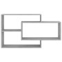 Sonoma gray engineered wood wall shelf 104x20x58.5 cm by vidaXL, Shelves and shelves - Ref: Foro24-815289, Price: 41,09 €, Di...